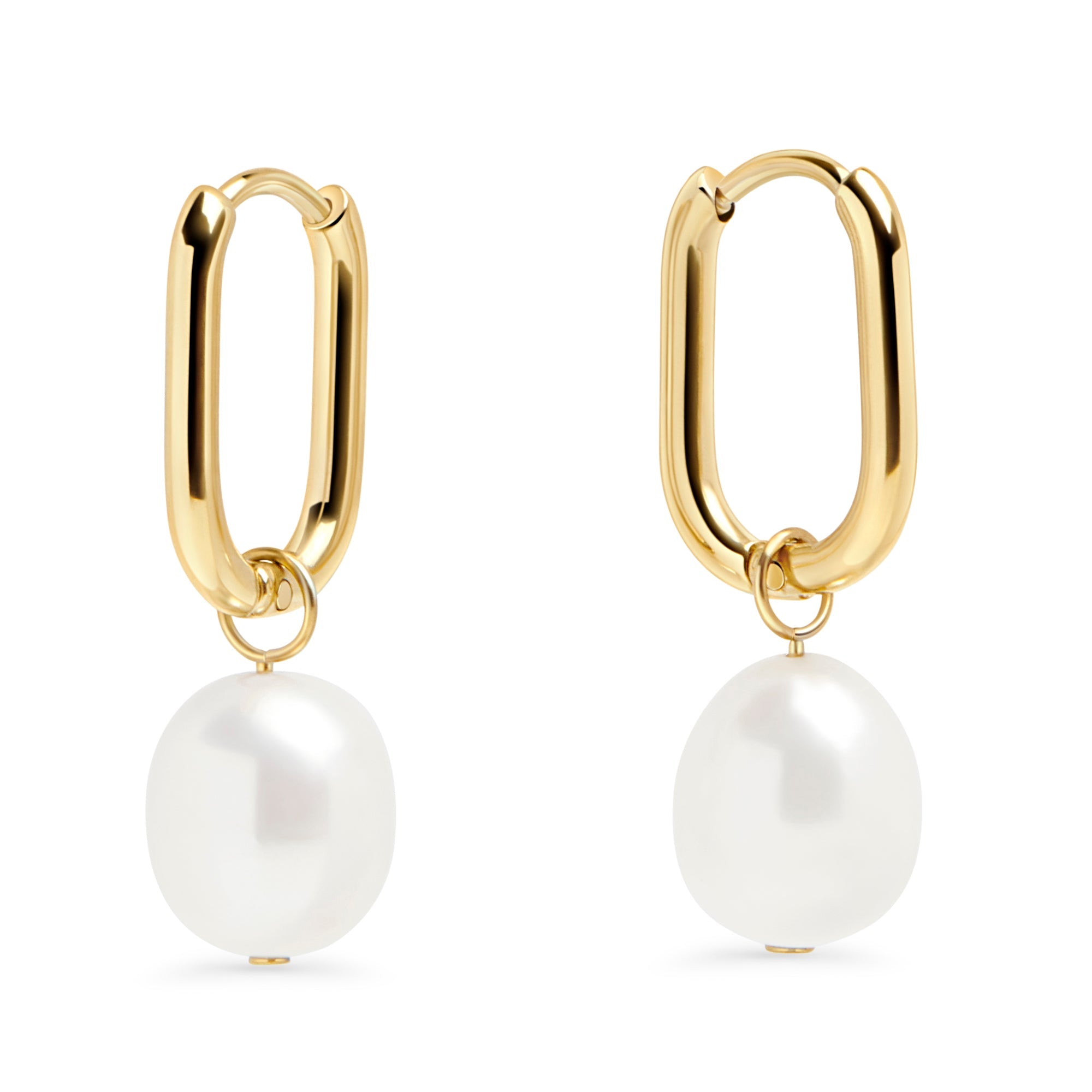 Boucles dormeuses perles Opale