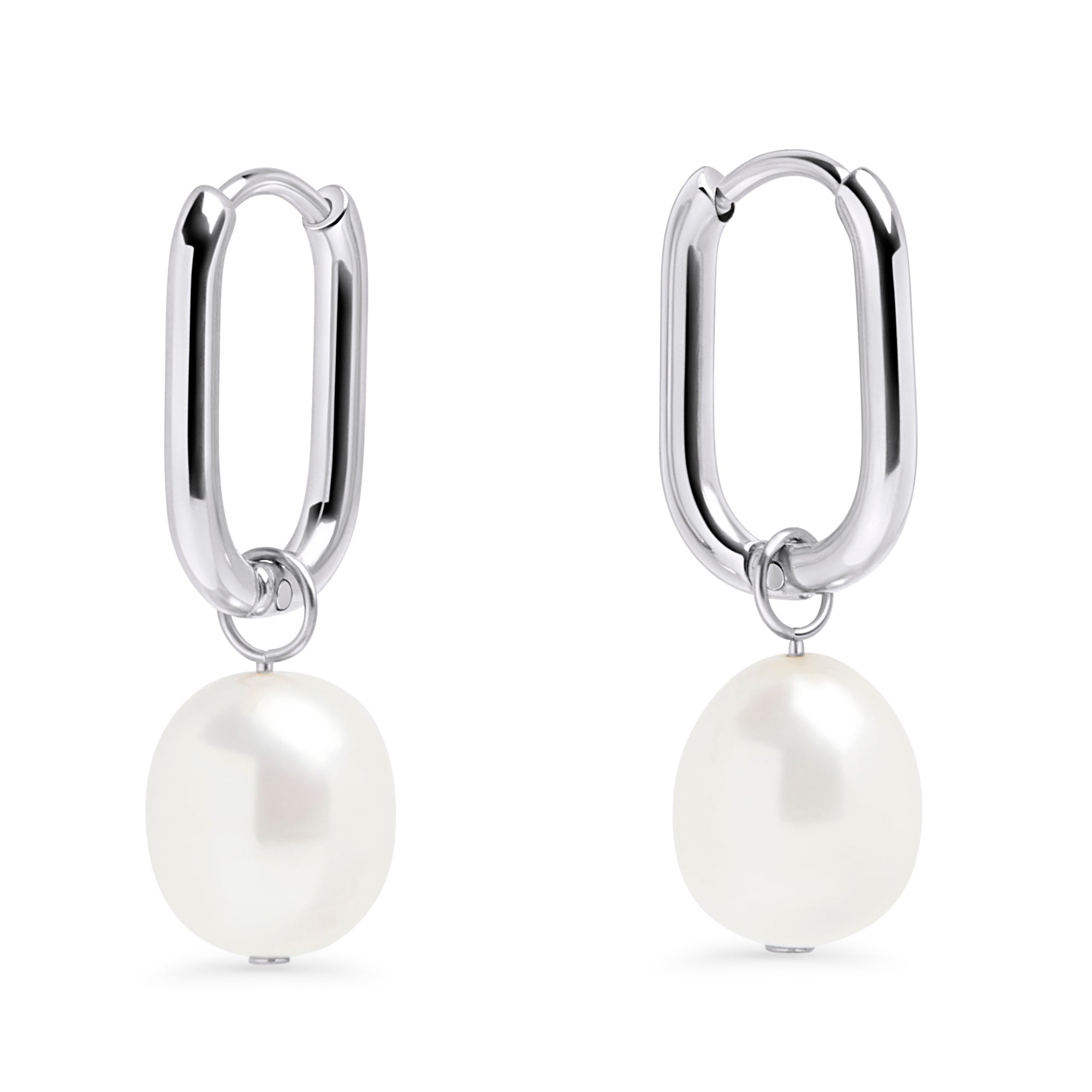 Boucles dormeuses perles Opale